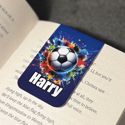 Personalised magnetic bookmark - personalised,