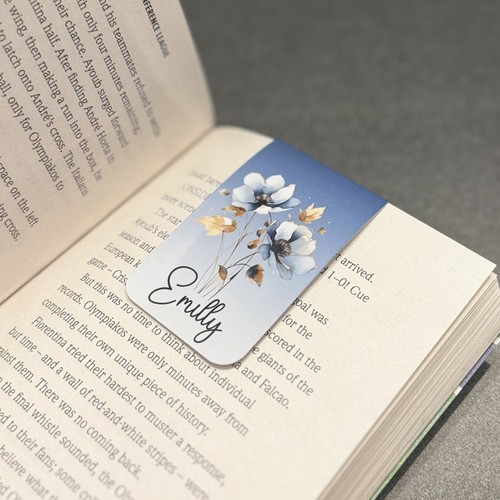 Personalised magnetic bookmark - personalised,