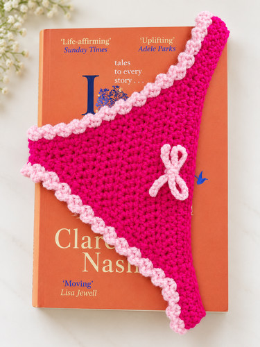 Handmade crochet bookmark book - handmade,