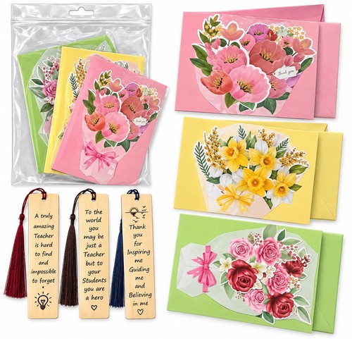 Teacher thank you cards - , and