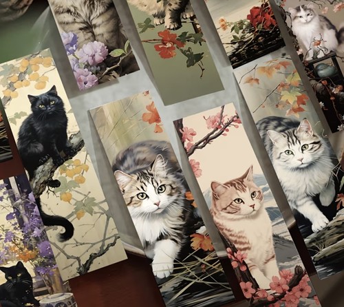 Cat lover bookmarks - cat,