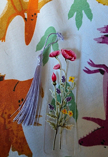 Floral bookmark - floral,