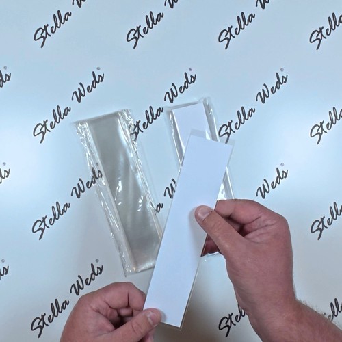 Clear bookmark sleeves - 40,