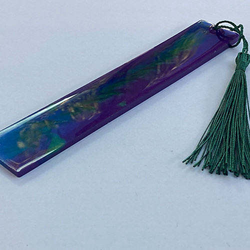 Purple green rectangular - green,