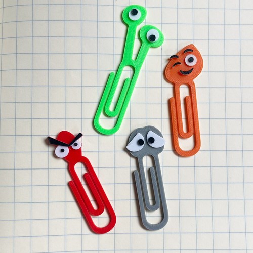 Funny bookmarks set paper - bookmarks, 4