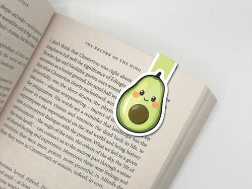 Avocado magnetic bookmark - magnetic,