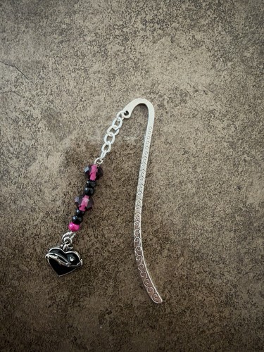 Handmade metal bookmark with - handmade,
