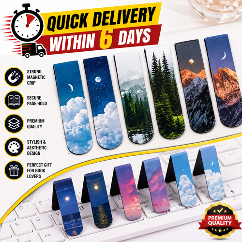 2pcs magnetic bookmark set - bookmark,