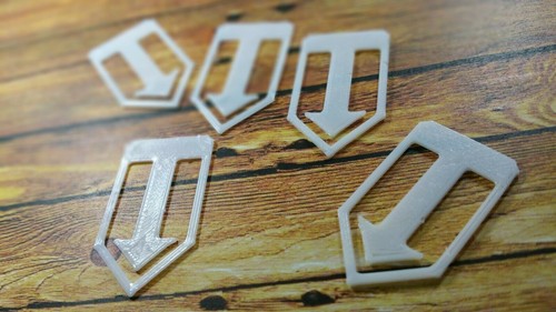 Arrow bookmark 5pcs set - bookmark, set.