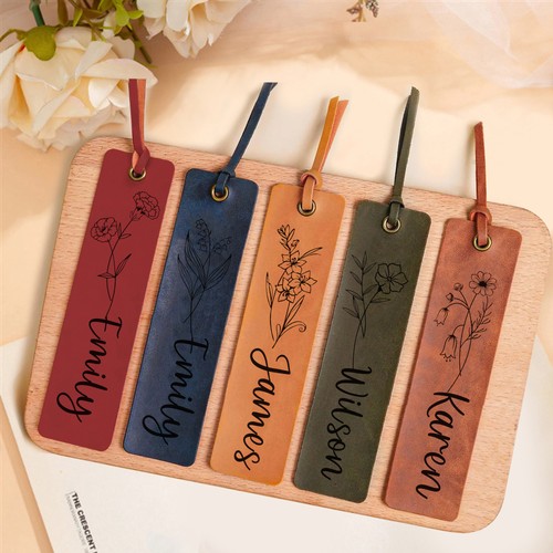 Personalised bookmark with - personalised,