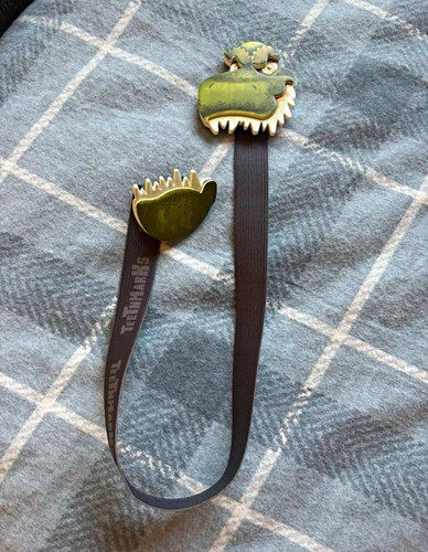 Dinosaur book mark - book,