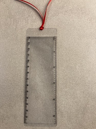 Ruler bookmark magnifier 3x - magnifier,