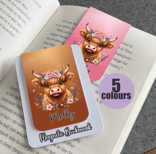 Personalised magnetic bookmark - personalised,