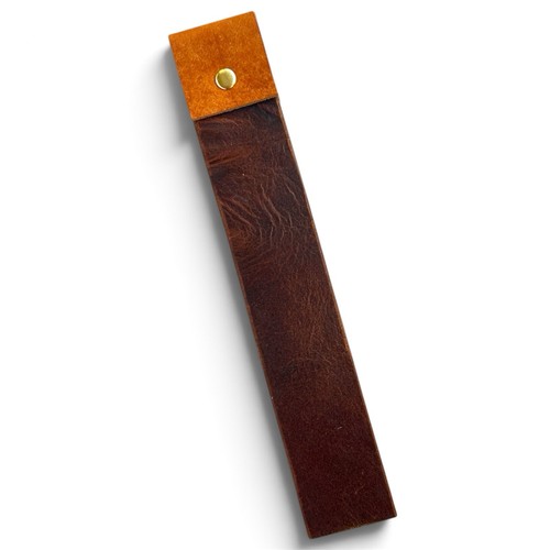 Leather bookmark handmade veg - leather,