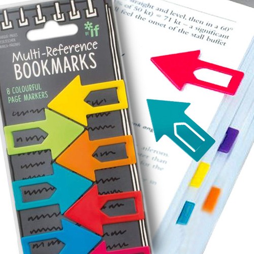 Rainbow arrow bookmark kid - bookmark,