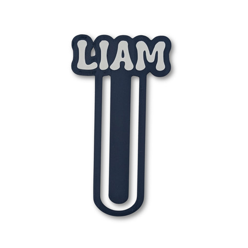 Personalised name bookmark - name,