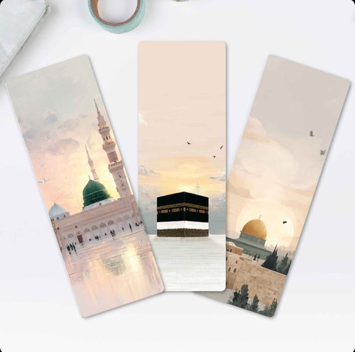 Islamic bookmark set 3 - islamic,