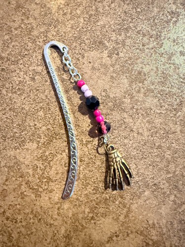Handmade metal bookmark with - bookmark,