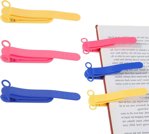 Silicone bookmark clips pack - bookmark, 3