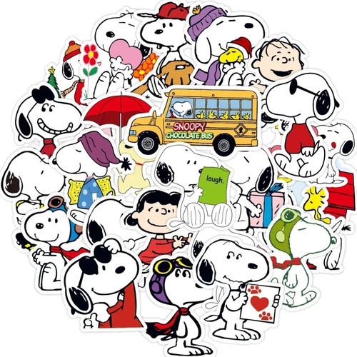 50pcs snoopy graffiti stickers - 50pcs,