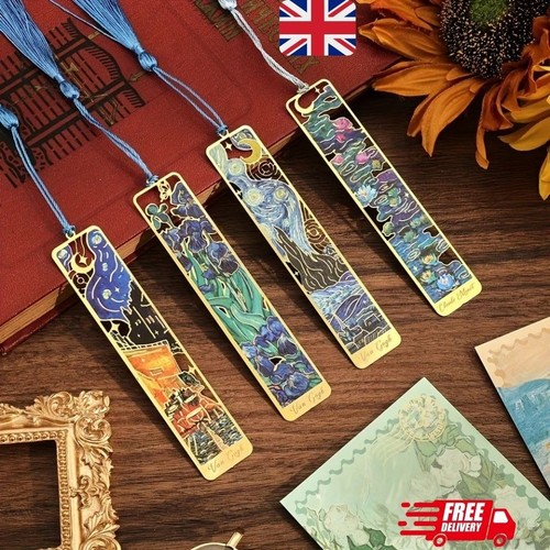 Metal art bookmark tassel - art,
