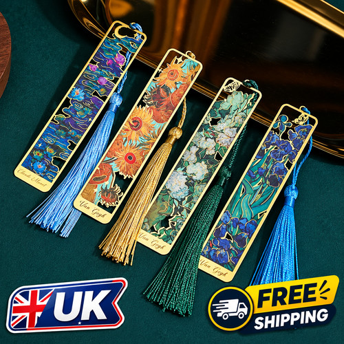 Metal art bookmark tassel - art,