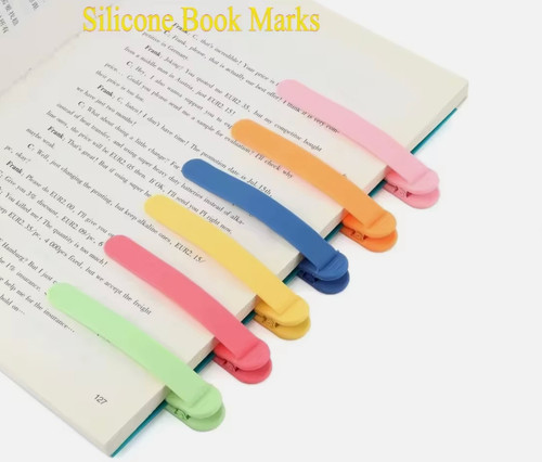 Automatic silicone bookmark - silicone,