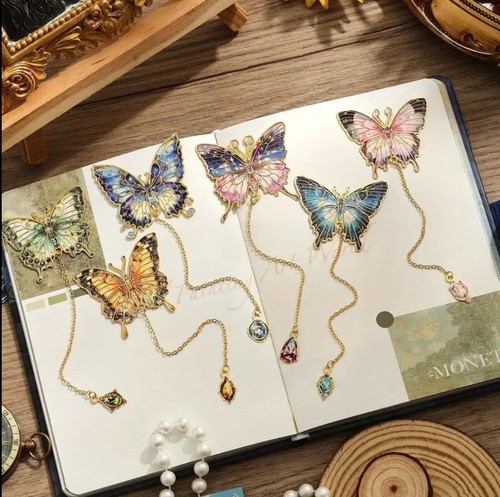 Bookmark feather metal - feather,