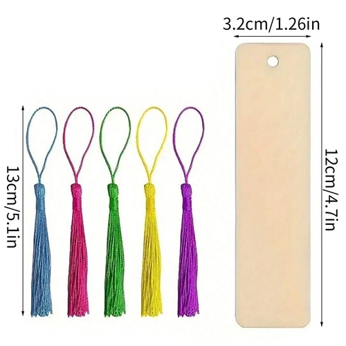 10pcs wooden blank bookmarks - 10pcs,