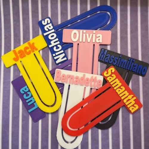 Customisable name bookmark - name,
