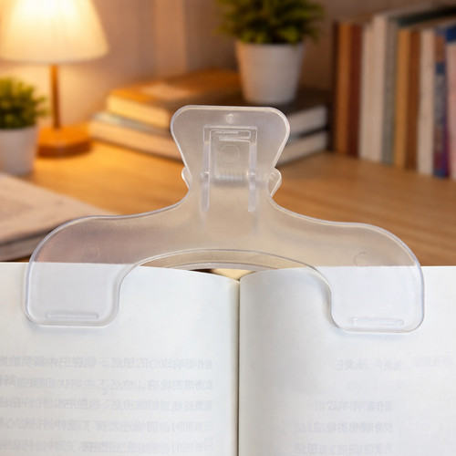 Transparent book clip page - transparent,