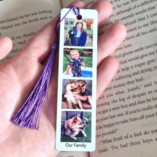 Personalised photo bookmark