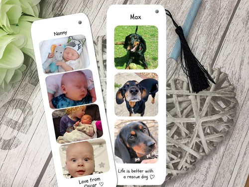 Personalised photo bookmark - photo,