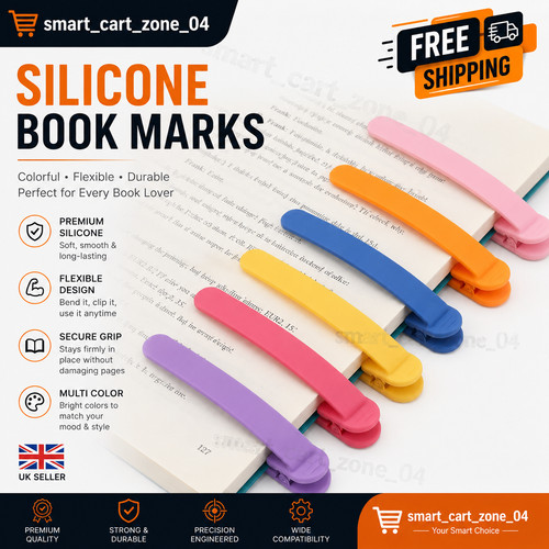 Automatic silicone bookmark - automatic,